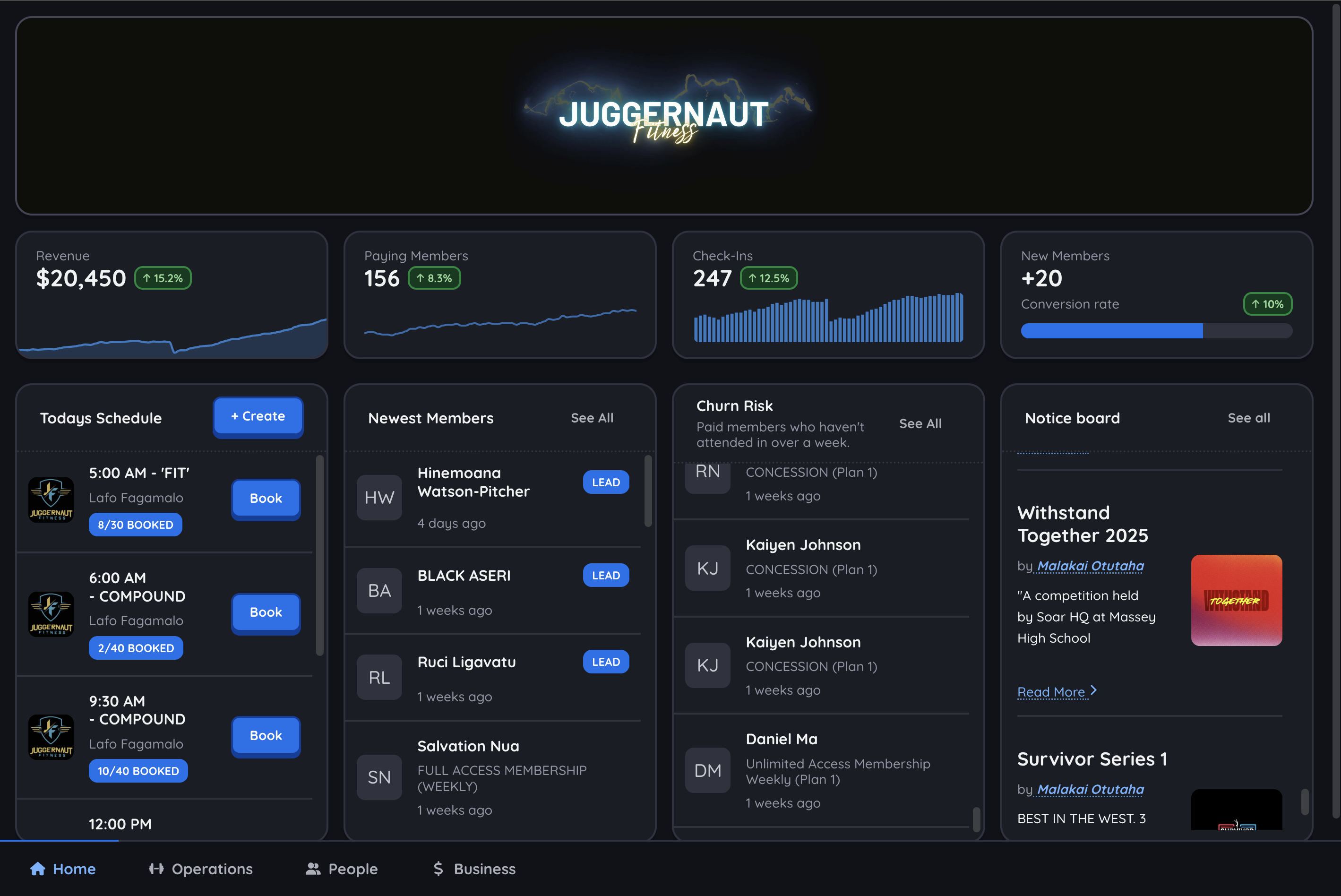 Ascend Dashboard